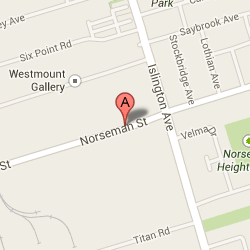 Map for The Veterinary Emergency Hospital of West Toronto